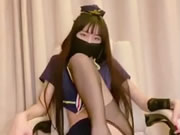 menina asiática magra